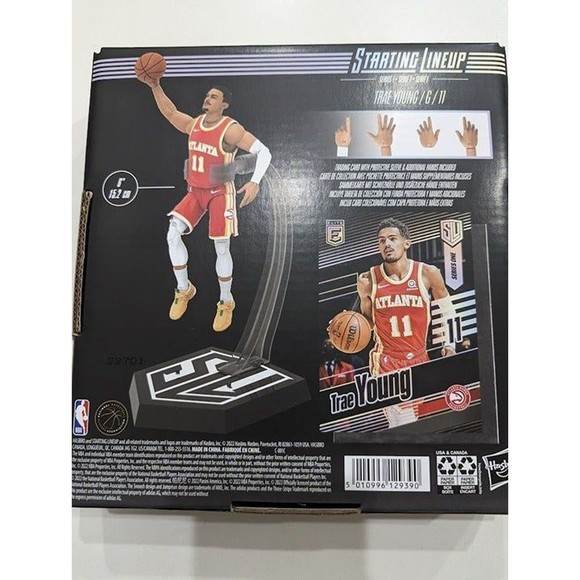 Trae Young Starting Lineup NBA Series 1 Action Figure 6-inch Atlanta Hawks - Picture 3 of 5